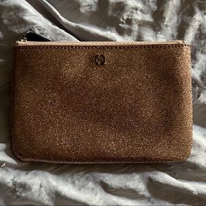 SPRING SALE! NEW LOW PRICE!! Kate Spade Rose Gold Glitter Wristlet 🎀♠️👛